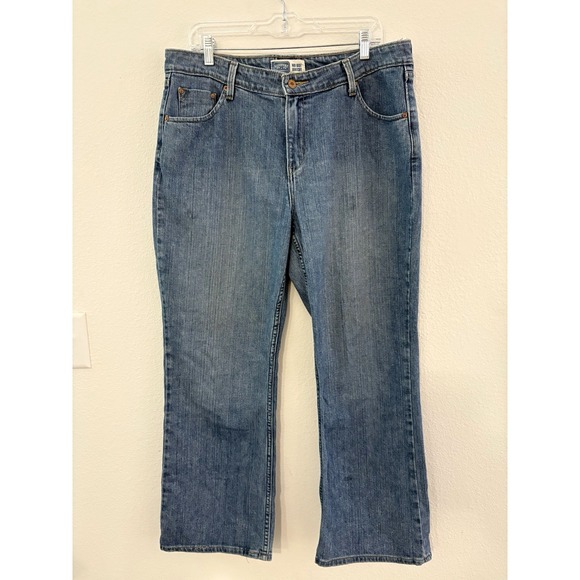 Signature by Levi Strauss & Co. Denim - Signature by Levi's Strauss Womens Jeans Mid Rise Bootcut Sz 16 Short